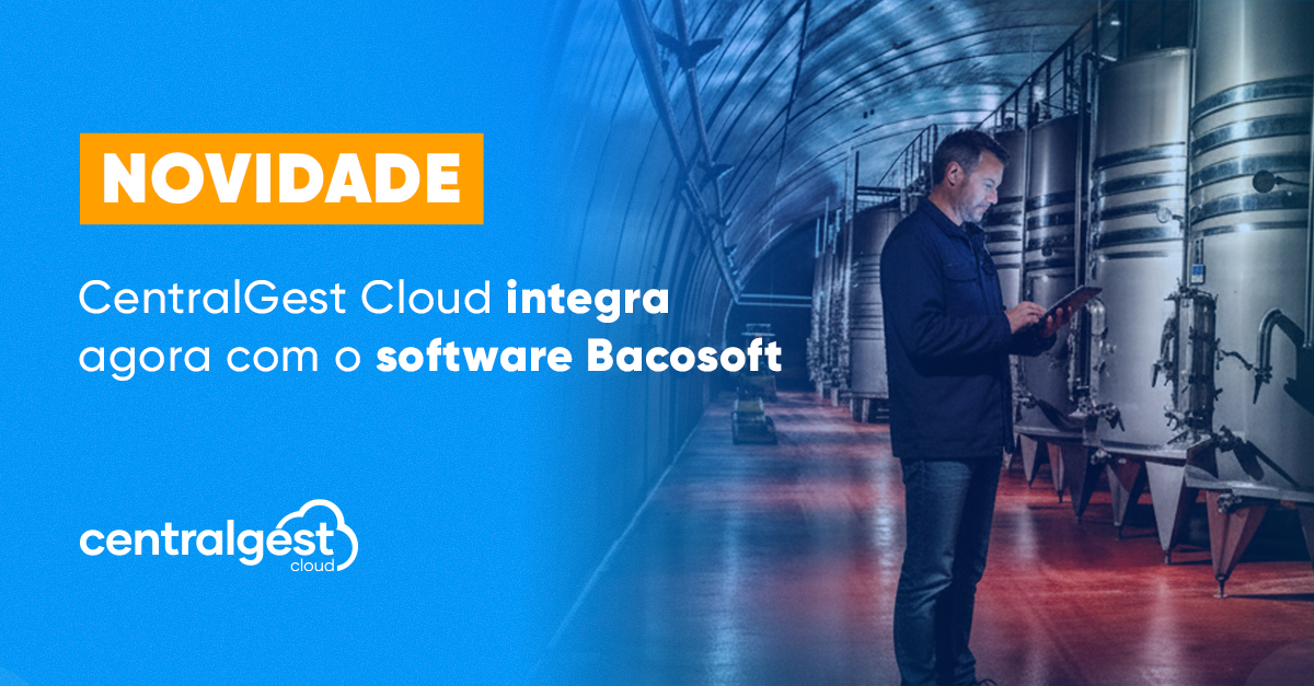 CentralGest Cloud integra agora com o software Bacosoft