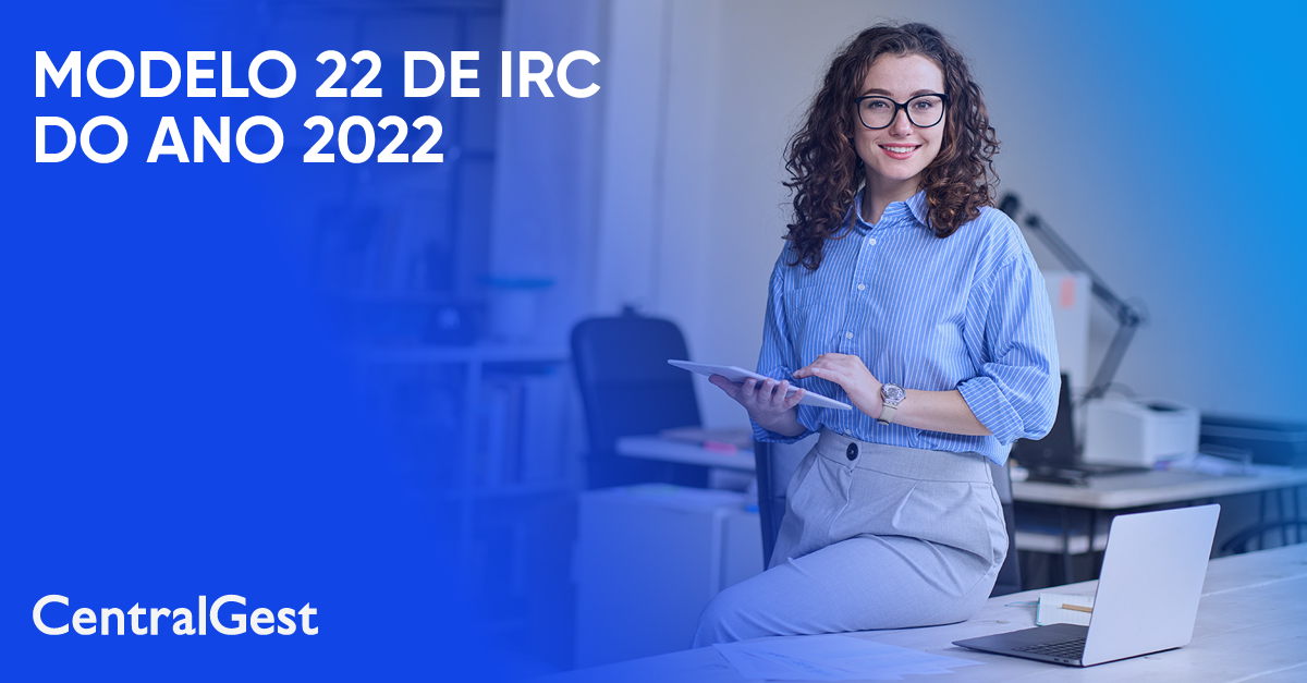 Modelo 22 de IRC do ano 2022