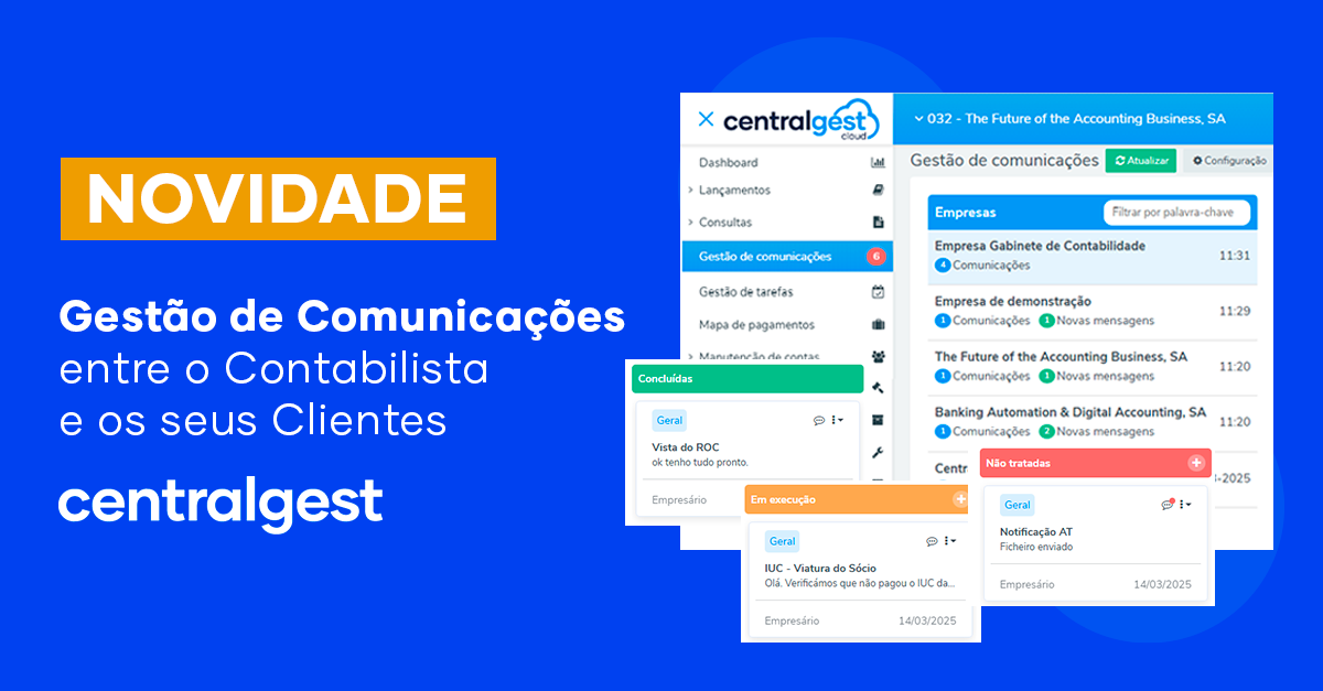 Nova Solução | Gestão de Comunicações entre o Contabilista e os seus Clientes