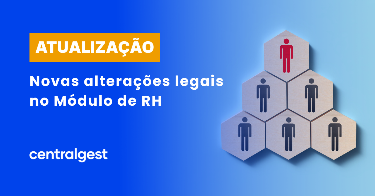Módulo de Recursos Humanos do CentralGest atualizado com novas alterações legais
